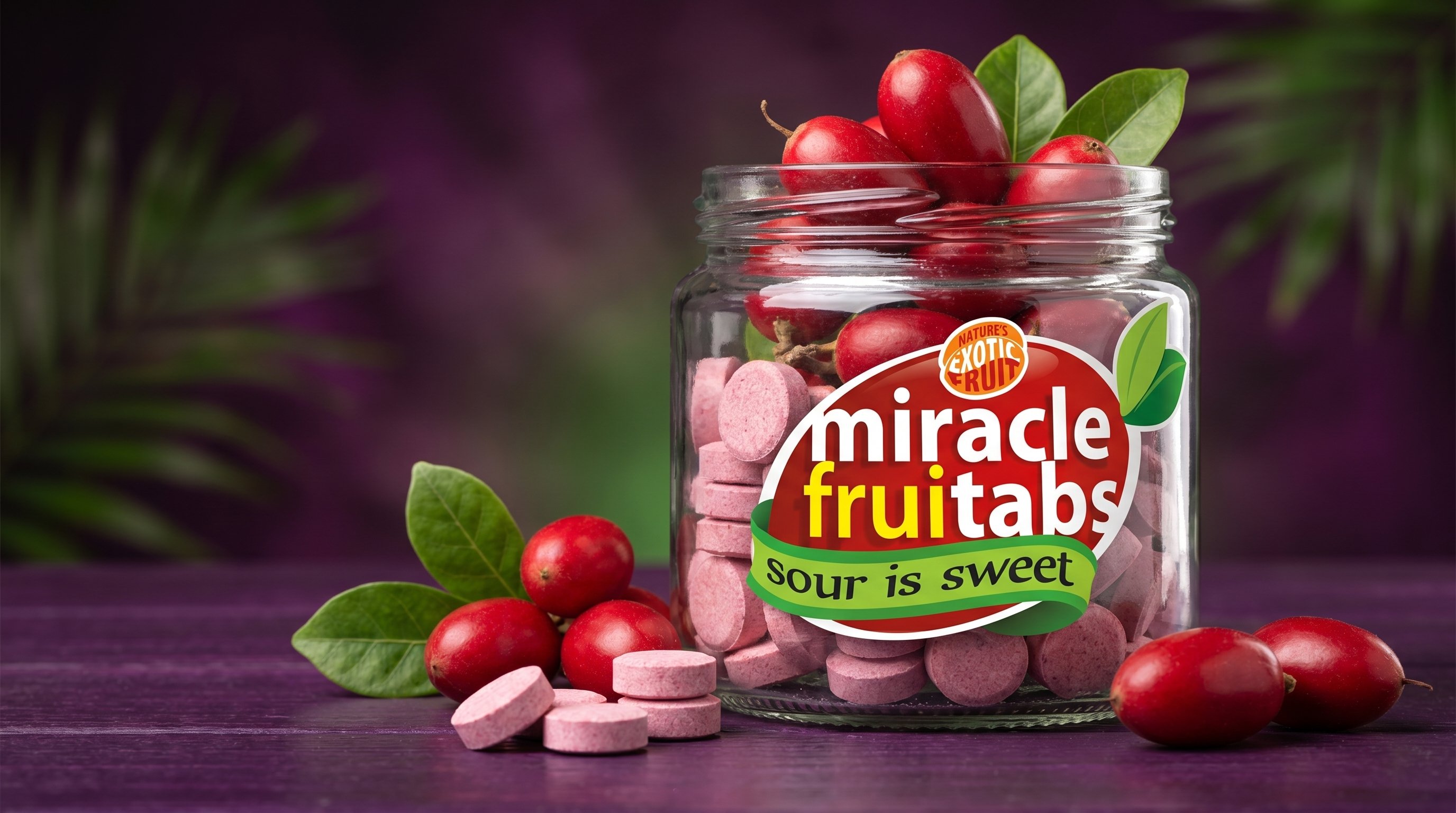 Canada Miracle Fruit Tabs Jar