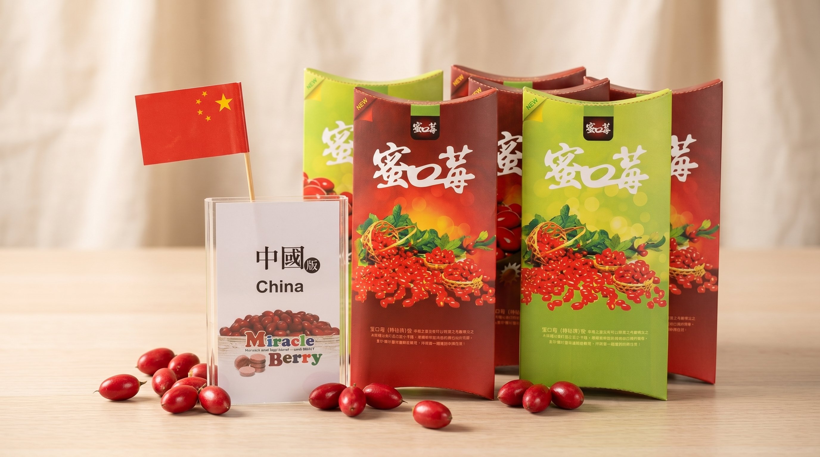 China Miracle Berry 蜜口莓 Packaging