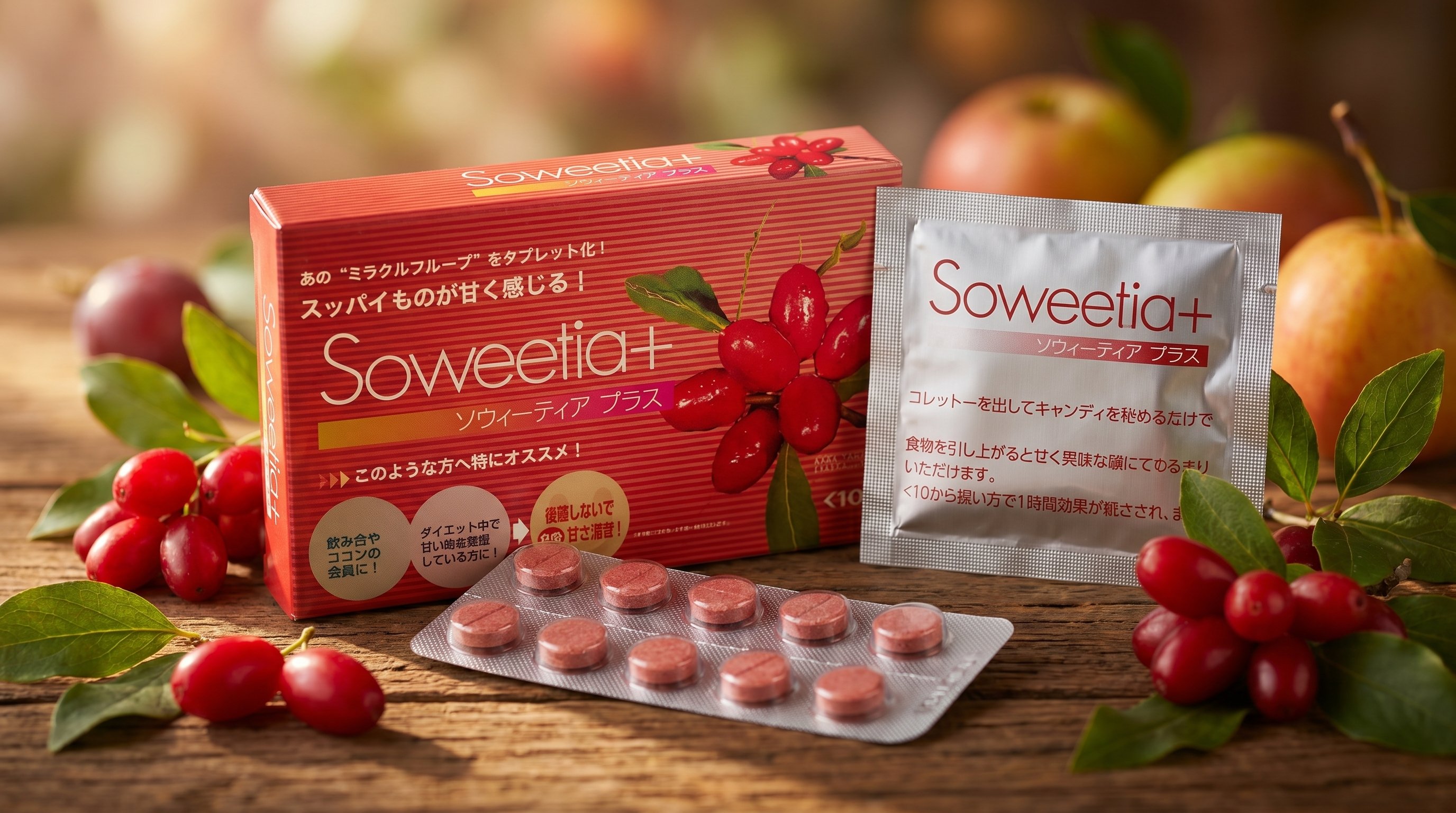 Japan Soweetia+ Box and Tablets