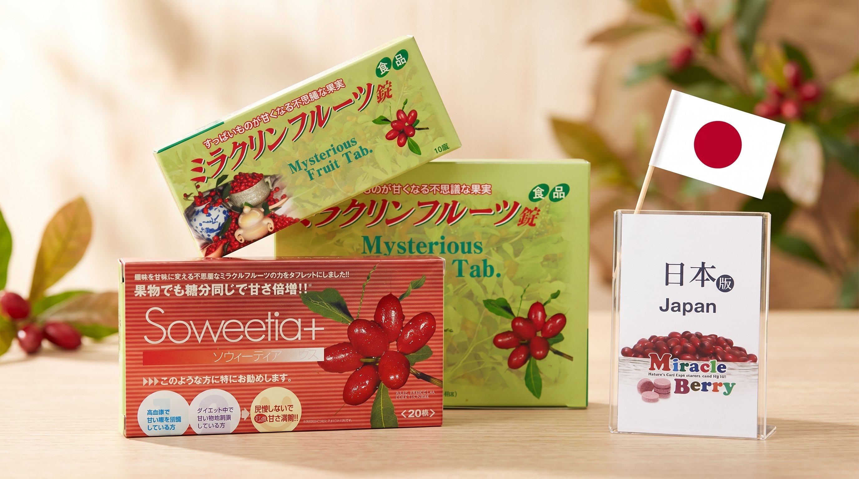 Japan Miracle Berry Product Range