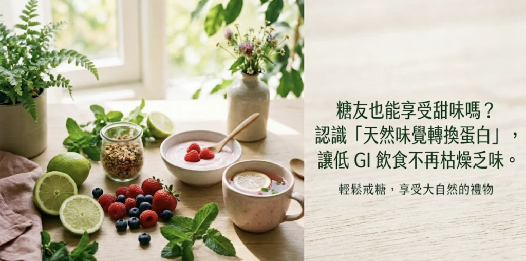 糖友也能享受甜味嗎？認識「天然味覺轉換蛋白」