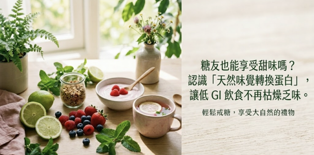 糖友也能享受甜味嗎？認識「天然味覺轉換蛋白」